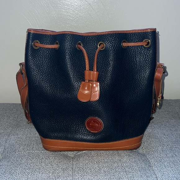 Dooney & Bourke Handbags - Dooney & Bourke Pebble Grain Drawstring Bucket Bag, great condition